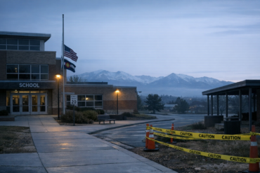 Colorado school safety failures seen at a quiet school entrance on the Front Range