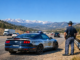 Colorado State Patrol Mustang on a Colorado highway