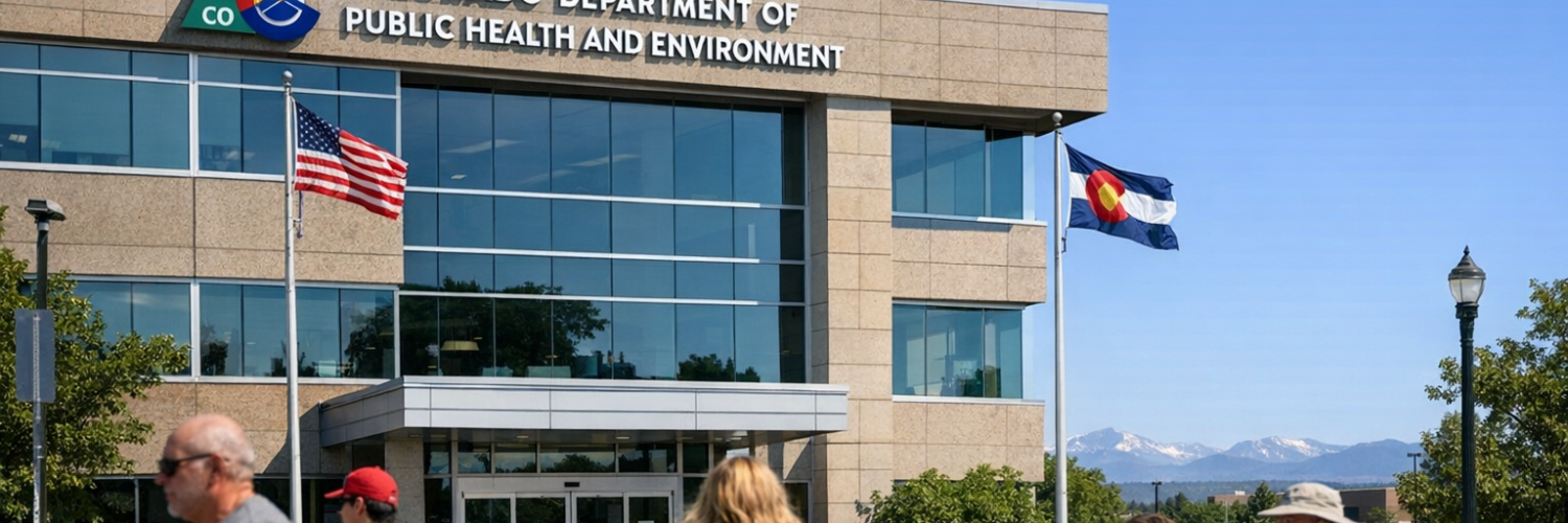 Colorado Department of Public Health building in Denver
