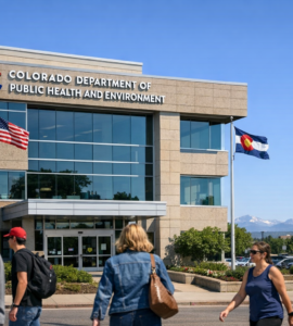 Colorado Department of Public Health building in Denver