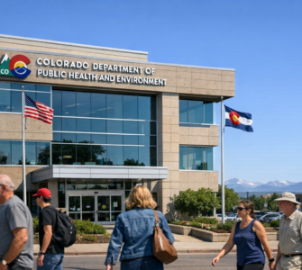 Colorado Department of Public Health building in Denver