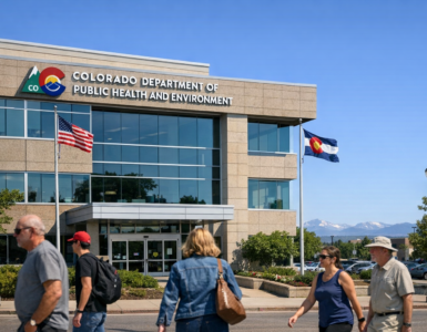 Colorado Department of Public Health building in Denver